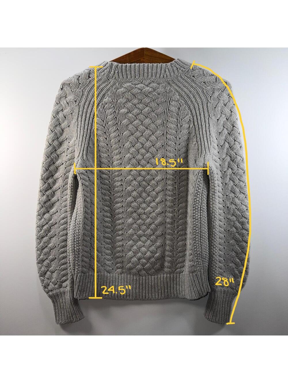 J.Crew Cable Knit Sequin Sweater - XS - Picture 6 of 6